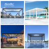 AlunoTec Free-standing 30 L X 12W X 8 H Delivery Price A Motorized Canopy Pergola for USA