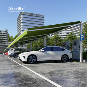 AlunoTec Parking Patio Windproof Motorized Retractable Folding Roof Cassette Awning