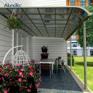 Outdoor Aluminum Frame Garden Polycarbonate Roof Cover Canopy