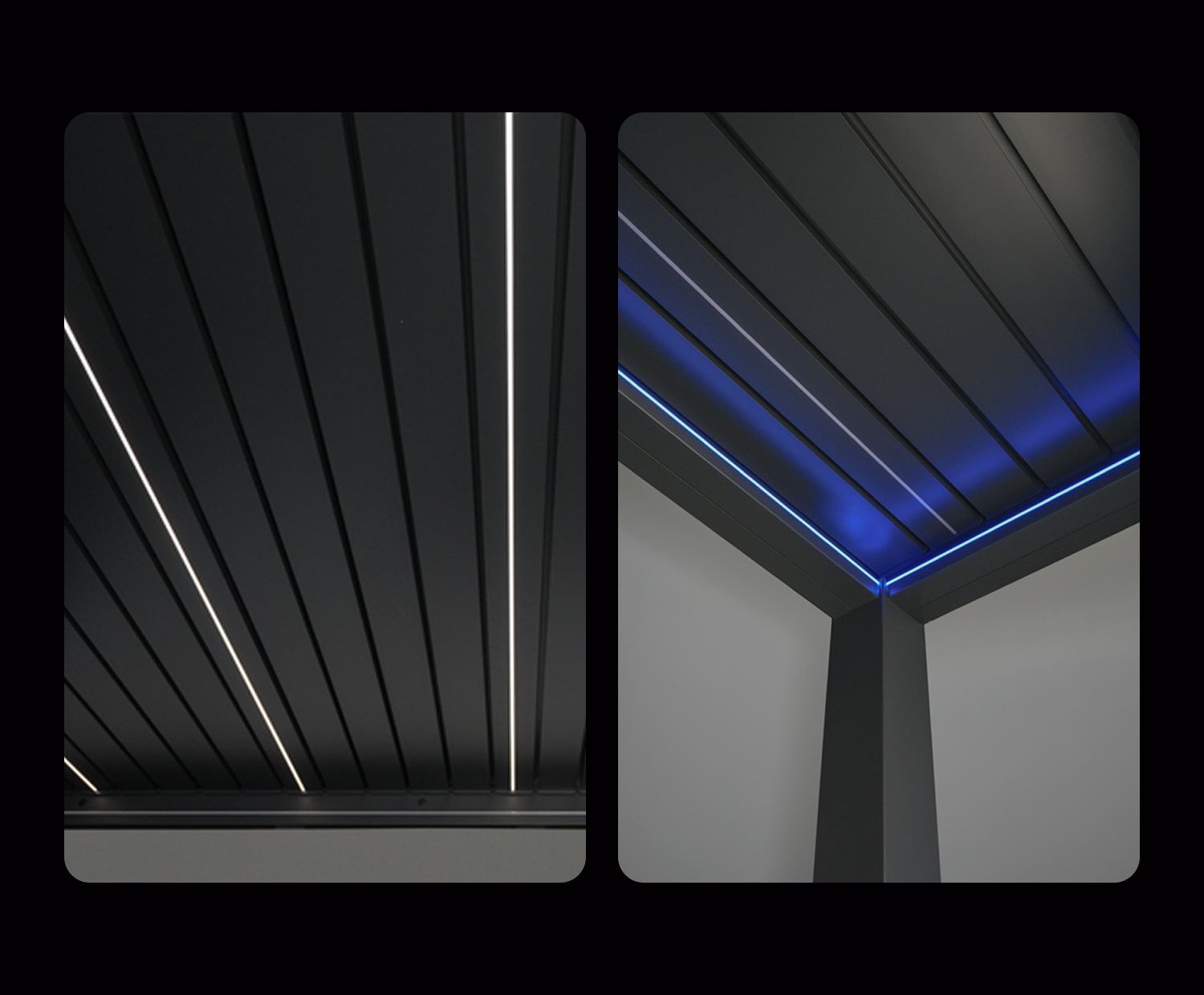 Pergola with LED Light