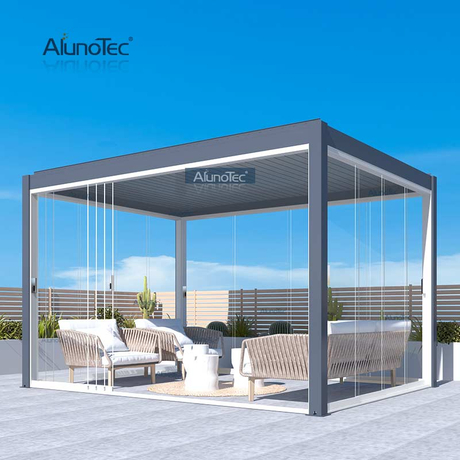 Tente extérieure romaine Pavillon à profil en aluminium Gazebo à toit  rigide à vendre - Acheter Gazebo de balcon, Gazebo, Produit de mobilier  d'extérieur sur Pergola en aluminium-AlunoTec