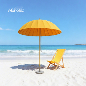 AlunoTec New Square 2.5x2.5m 3x3m Outdoor Patio Roman Cantilever 360° Rotation Garden Umbrella