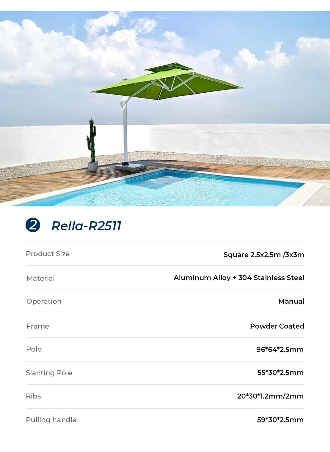 Outdoor Roman Umbrella (4)