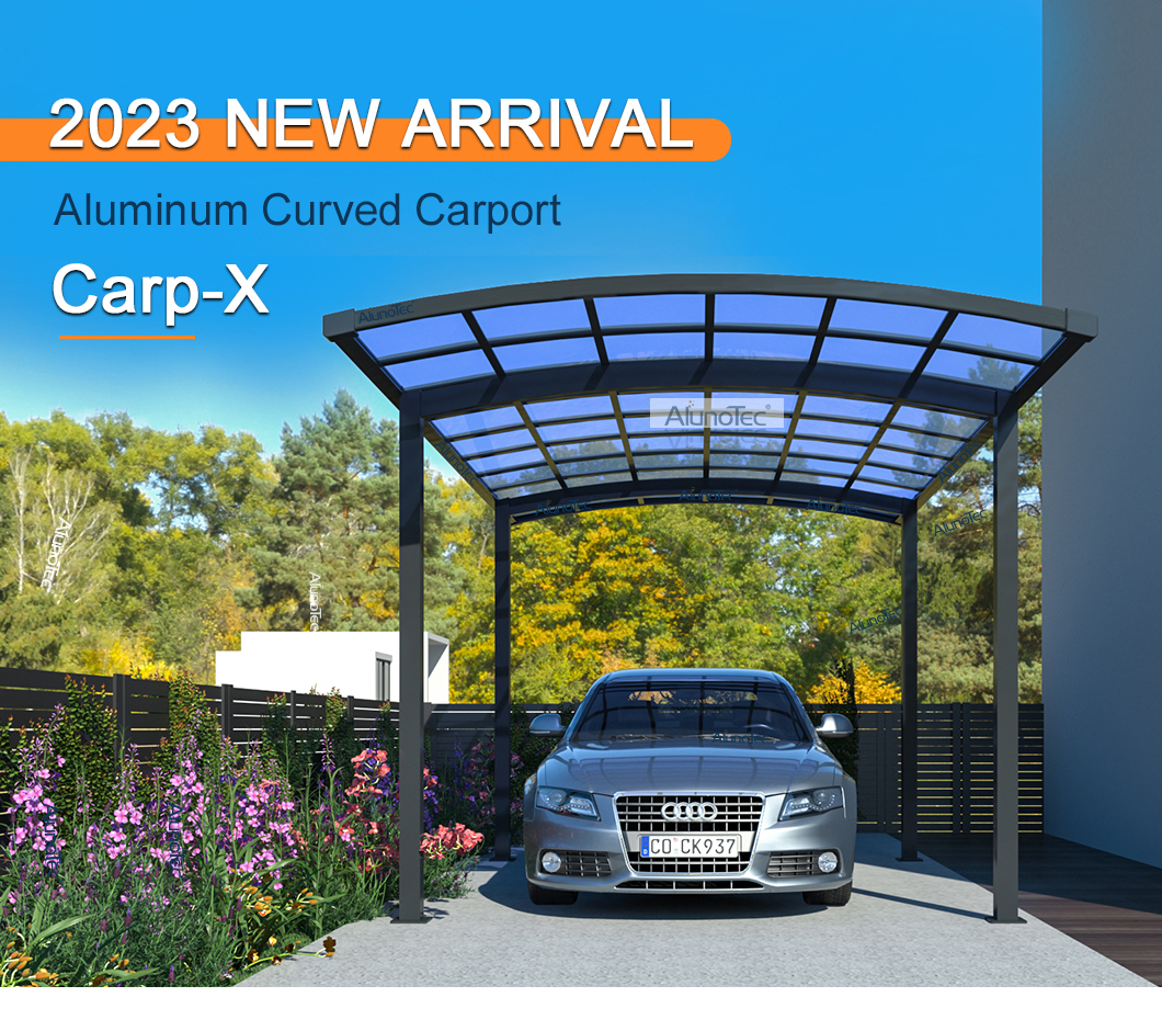 Aluminum Curved Carport (1)