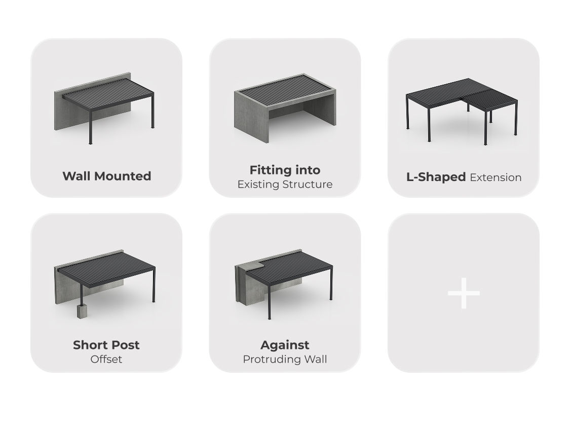 Wall Mounted Pergola