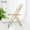 The Popular Outdoor Furniture Transparent Metal Fold Chairs