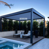 Bioclimatic Luxury Wedding Gazebo Electric Patio Cover Pergola