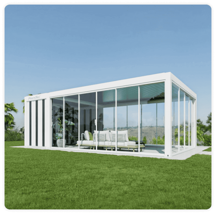 glass sliding door