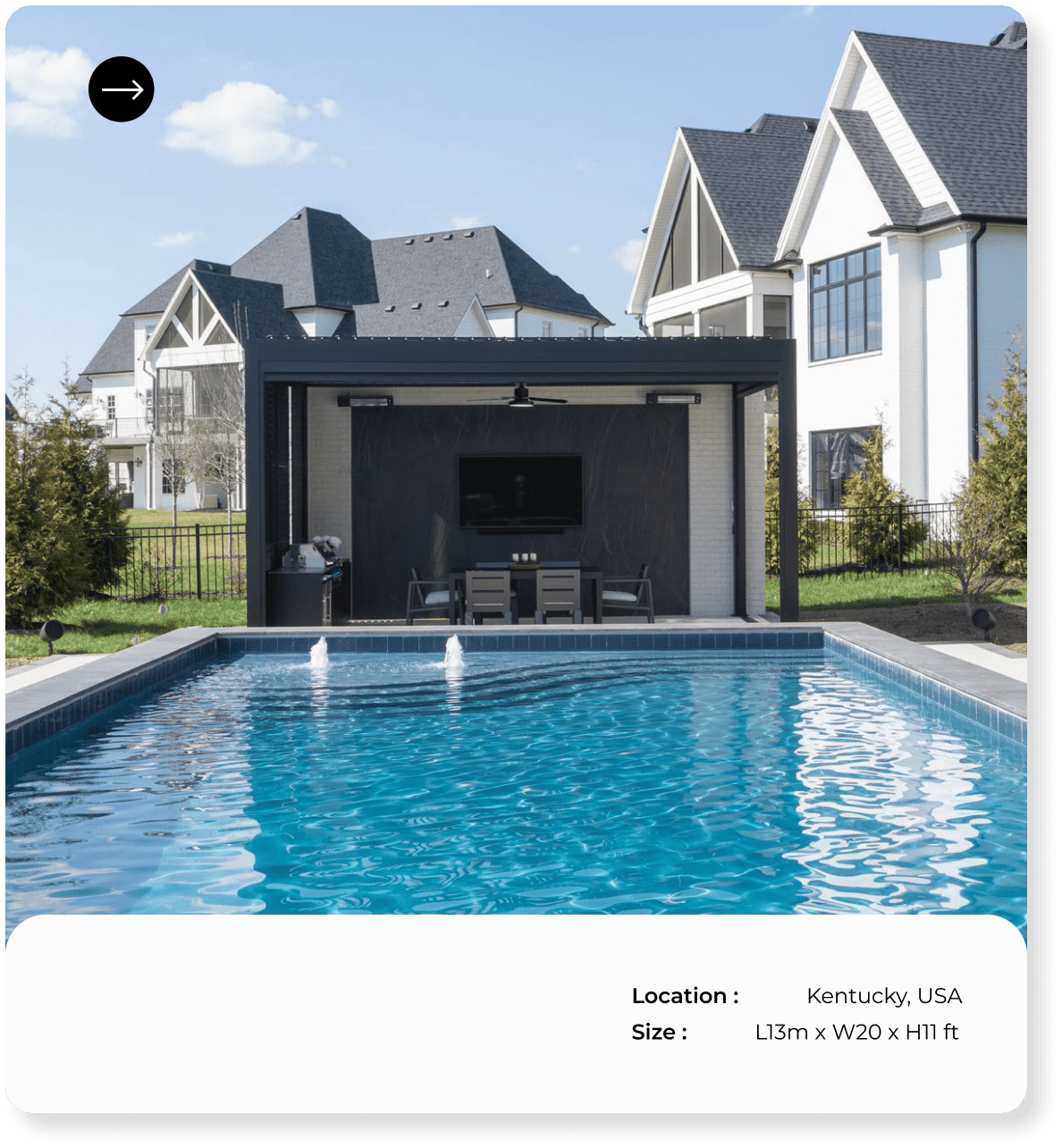 Pool Side Pergola