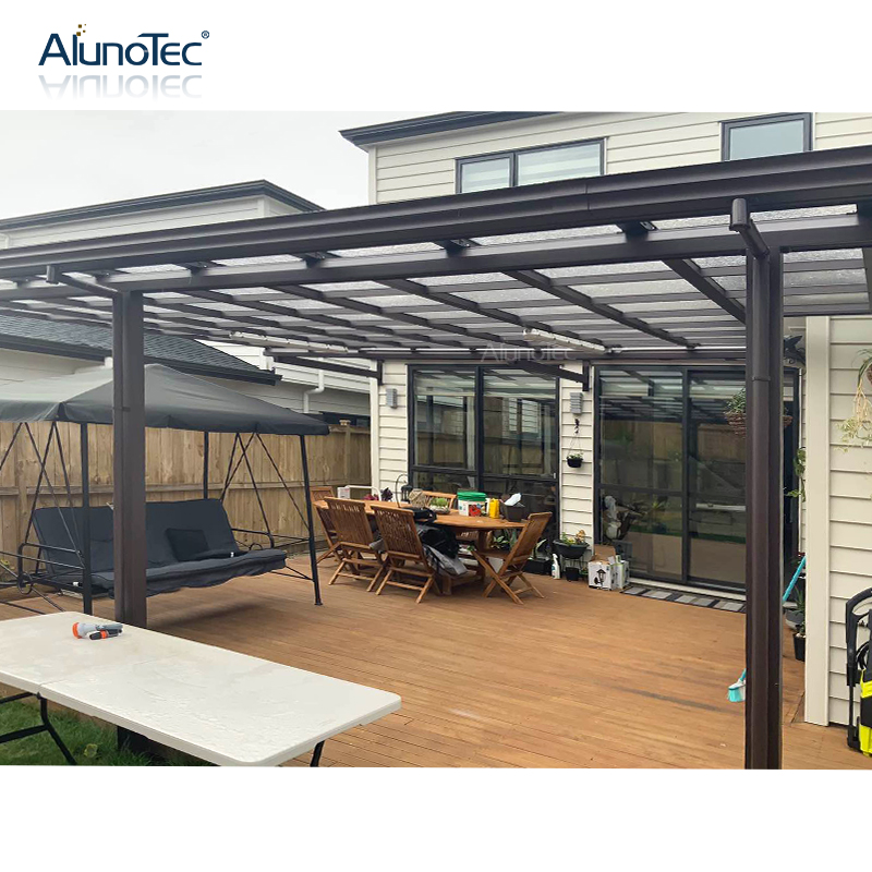 Outdoor Balcony Aluminium Patio Awnings Outside Curved Cantilever Window Canopy