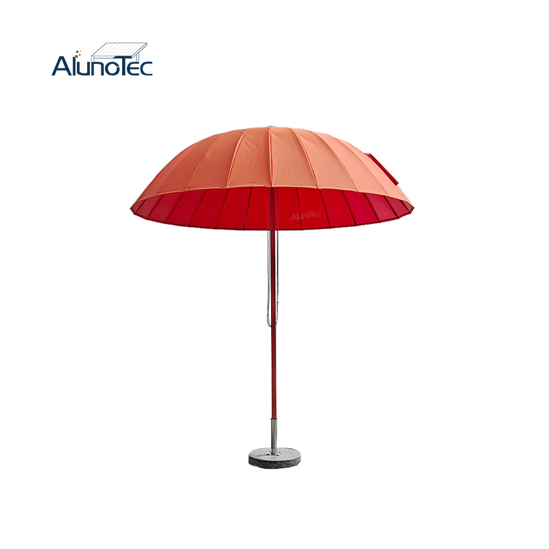 AlunoTec 3m UV Protection Beach Patio Pool Garden Umbrella Round Parasol