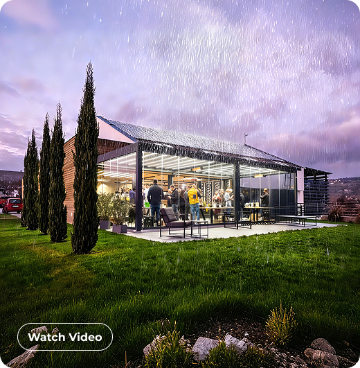 waterproof pergola roof