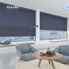 AlunoTec Safety Anti-insect Manual Windows Vertical Curtain Zip Screen Roller Blind Control Waterproof Privacy Blinds Shade