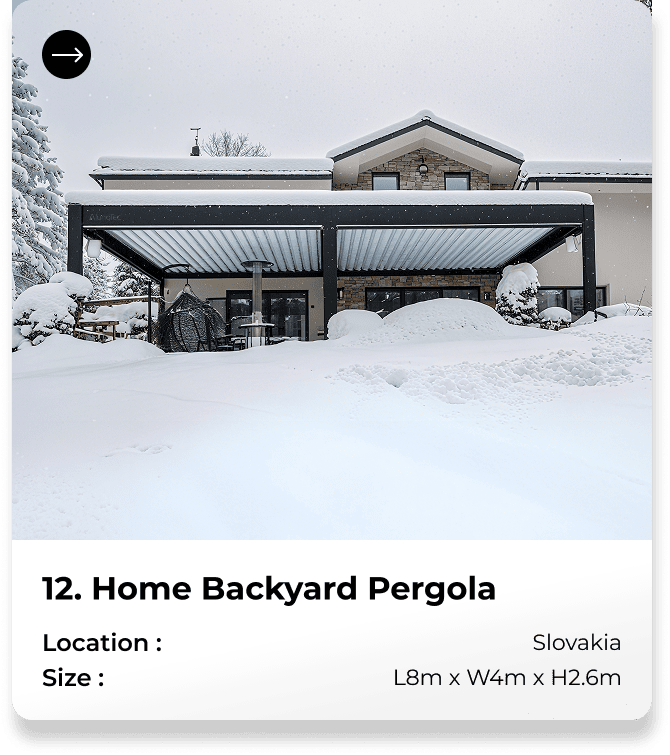 winter pergola