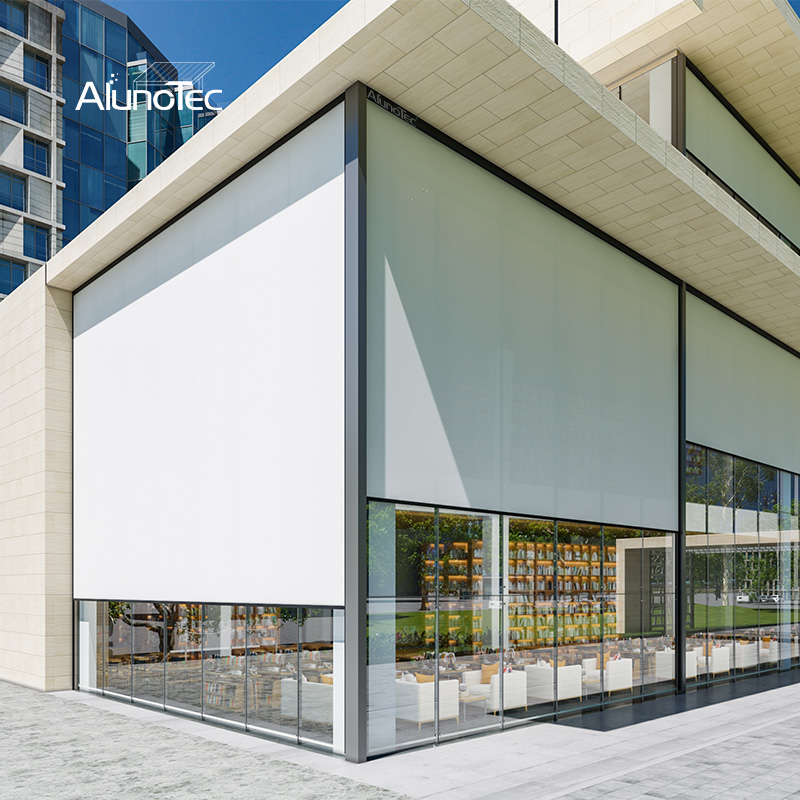 AlunoTec Commercial Hotels Offices Libraries Exhibition Halls And Sun Protection Custom Large-size Roller Blinds 