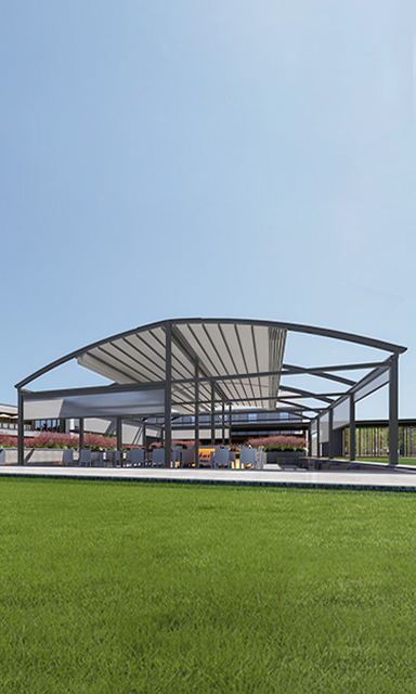 Retractable PVC Roof