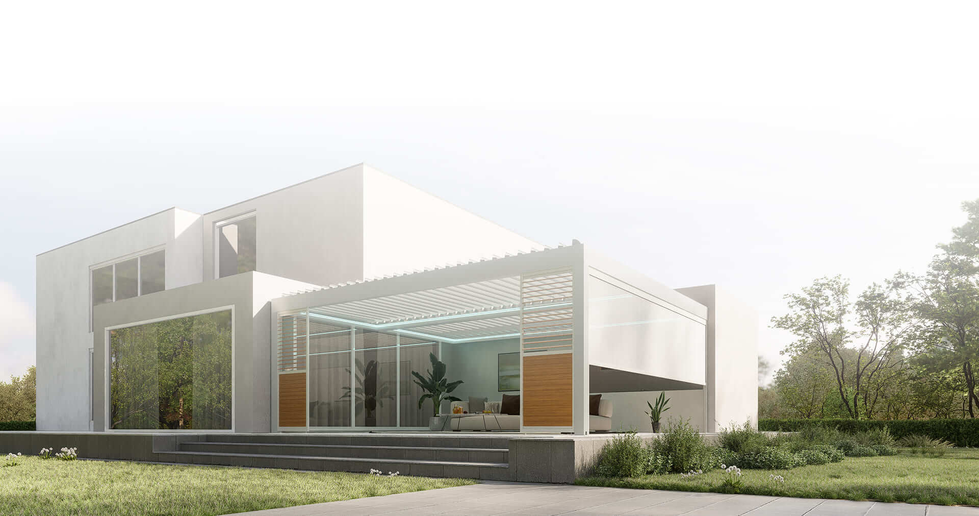White Pergola
