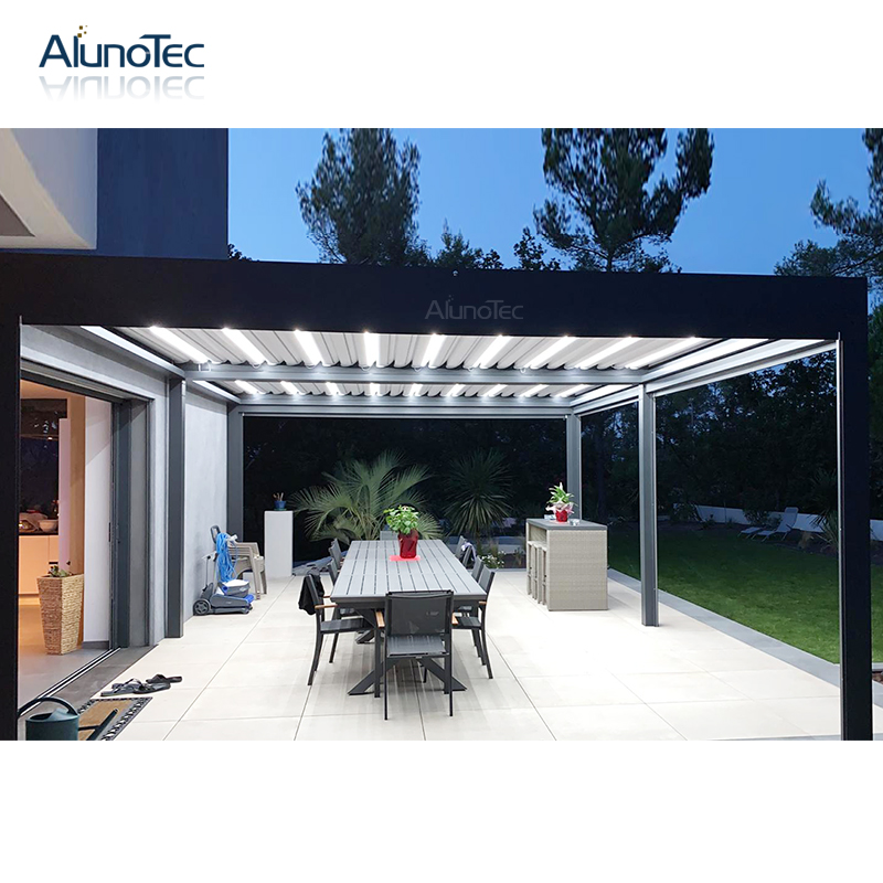 Modern Design Outdoor Sunshade Aluminum Pergola Kits for Balcony Cover