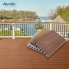 Easy Installation Waterproof Wood Plastic Composite WPC Decking For Garden