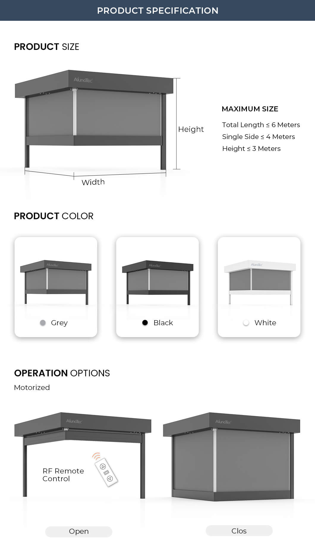 90&deg; corner Zipped blinds (2)