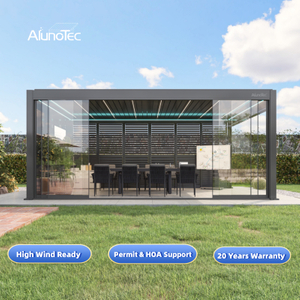 AlunoTec 5x5 5x6m 4x6m Electric office Gym Patios Decks Pools Pergolas Shade