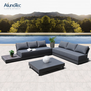 Modern Outdoor Garden Patio Furniture Upholstered Sectional Sofa Sets
