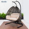 New Design U-shaped Stand Folding Single Patio Swing Chair Garden Hammock