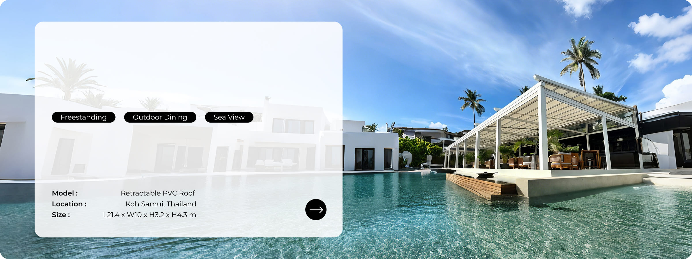 Beach outdoor dining