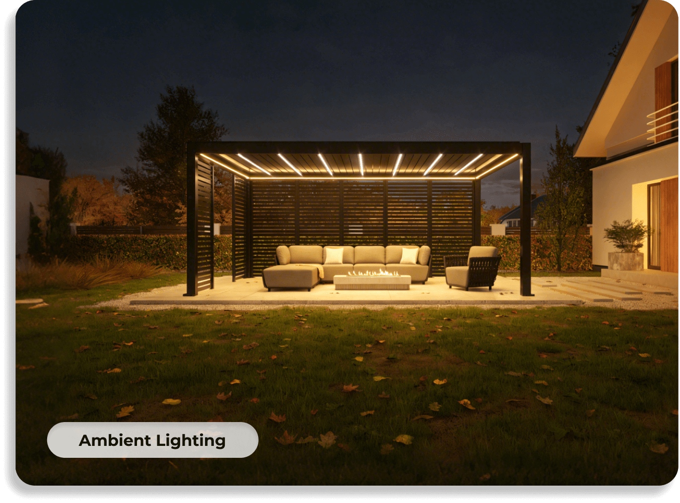Pergola with Led Light