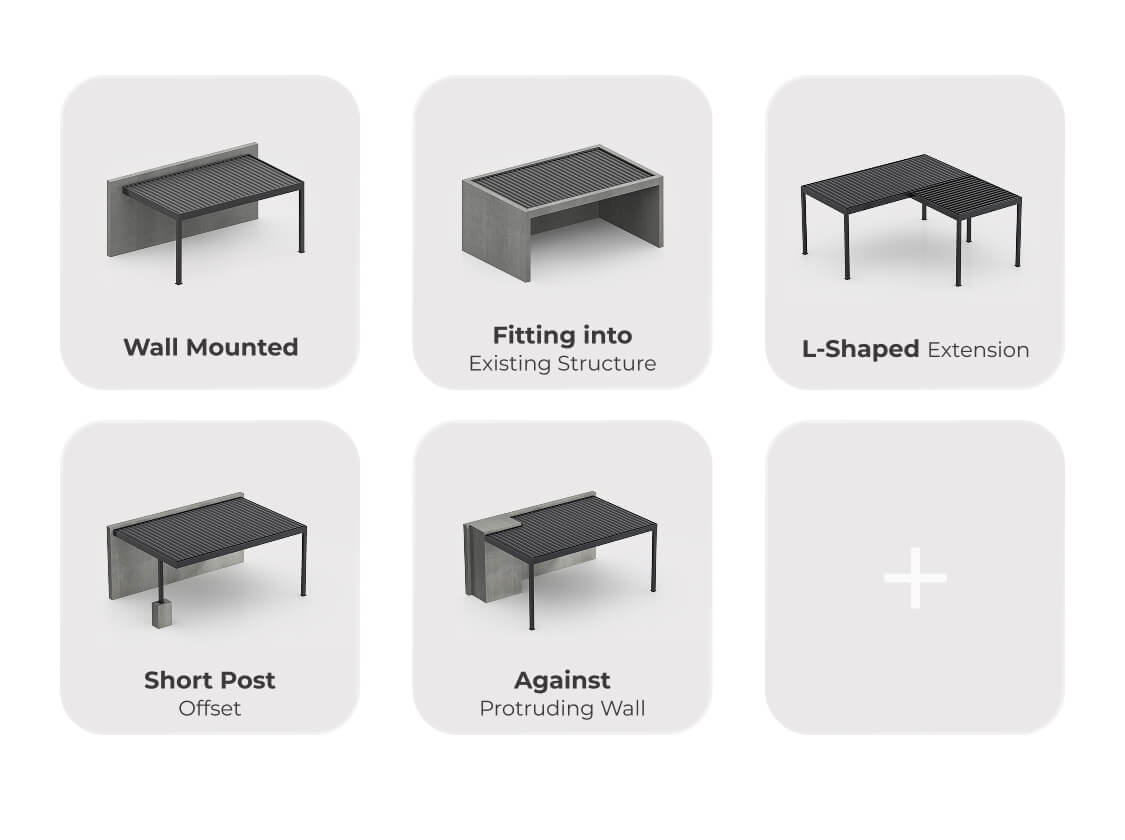 Wall Mounted Pergola