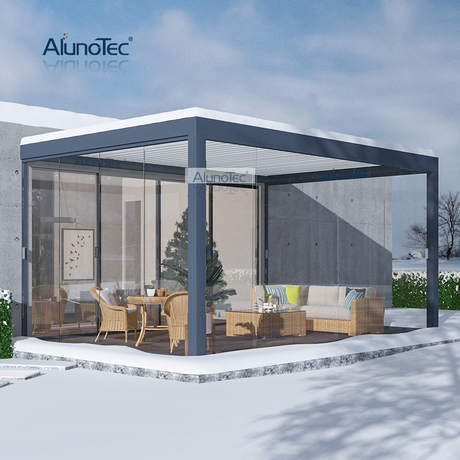 ALUNO 14 Feetx12 Feet Enclosed Withstand Snow Pergola Roof - Buy ...