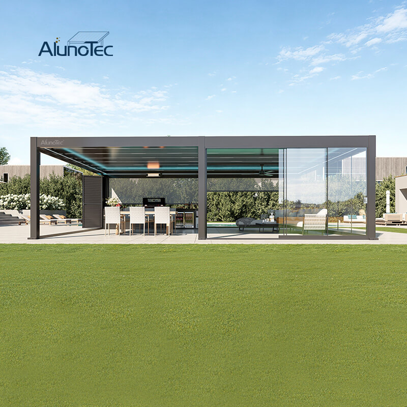 AlunoTec Custom Louvered Pergola for Outdoor Living