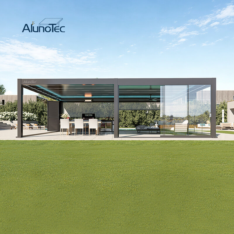 AlunoTec Custom Louvered Pergola for Outdoor Living