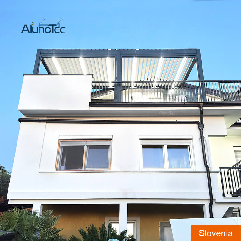 AlunoTec Custom Bioclimatic Pergola Price Slovenia