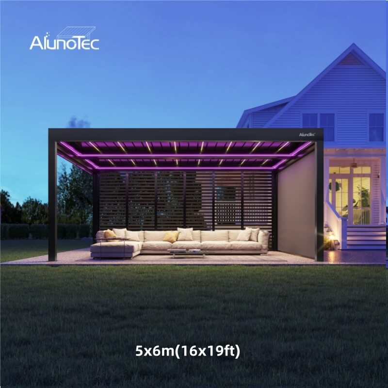 AlunoTec Custom Size Pergola 5x5m 5x6m 5x7m