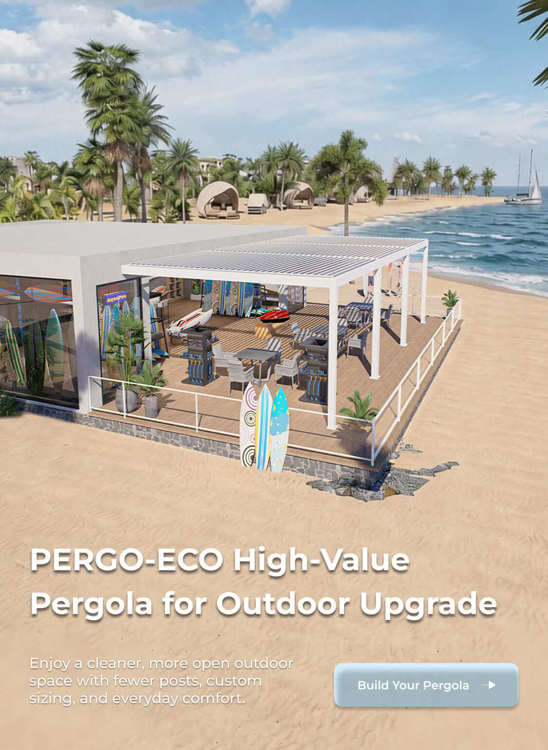 Pergo-ECO Motorized Pergola