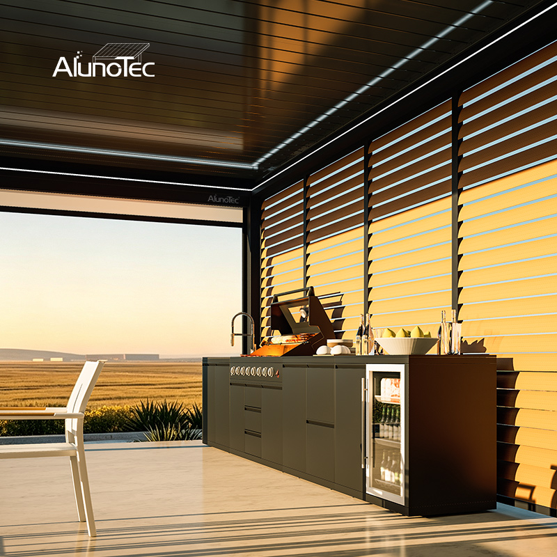 AlunoTec Custom Louvre Awning Aluminum Pergola for South Africa