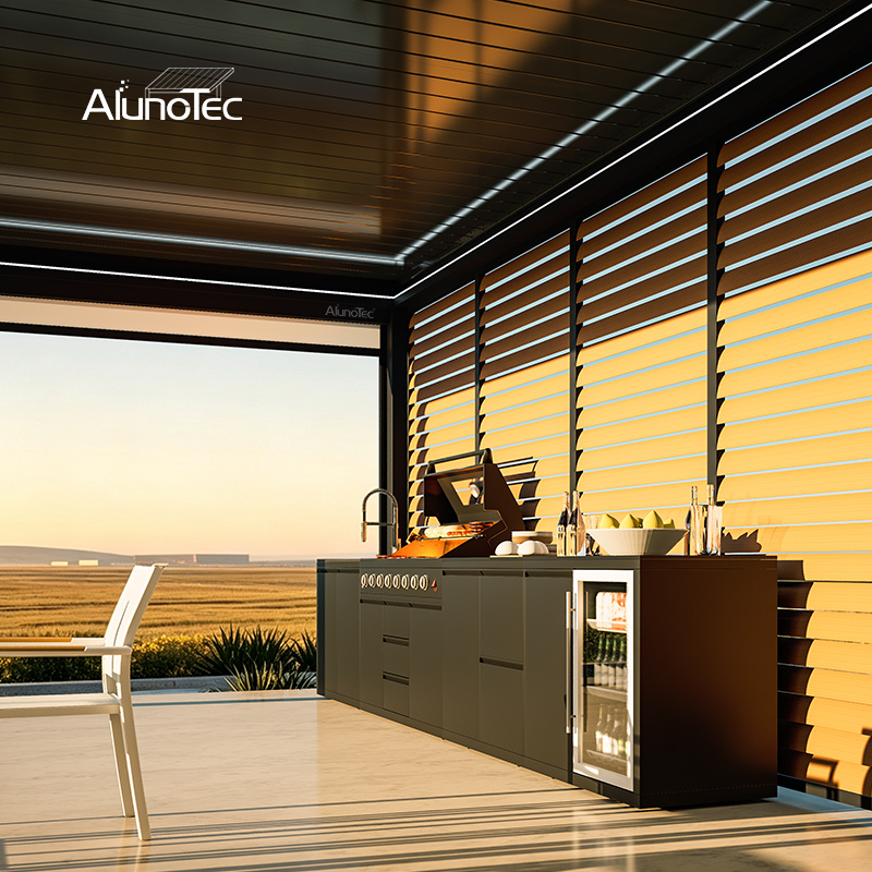 AlunoTec Custom Louvre Awning Aluminum Pergola for South Africa