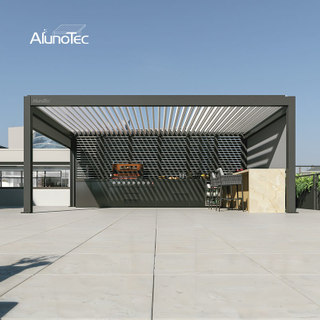 AlunoTec Easy Install 12x16 14x20 Modern Patio Cover Pergola with Roof Outdoor Kitchen