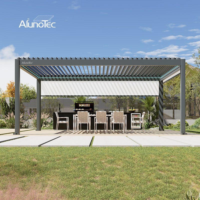 AlunoTec Motorized Rainproof Waterproof Pergola