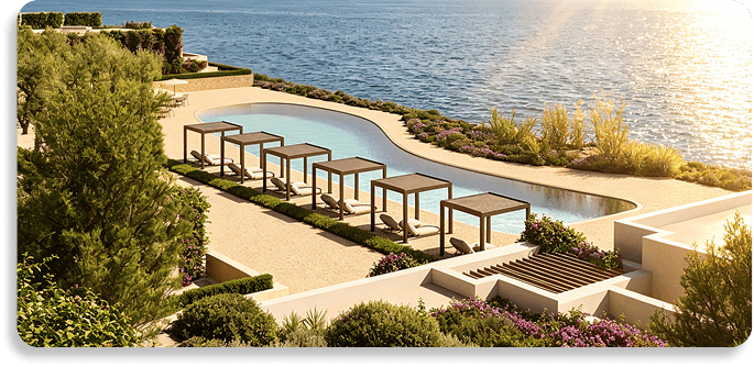 commercial pergola projects