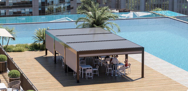 Reception Area pergola