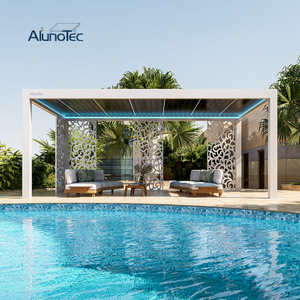 AlunoTec Modern Patio Cover Poolside Pergola 