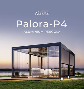 AlunoTec New Wholesale Modular 6063 T6 Aluminum Pergola System for Bulk Outdoor Projects