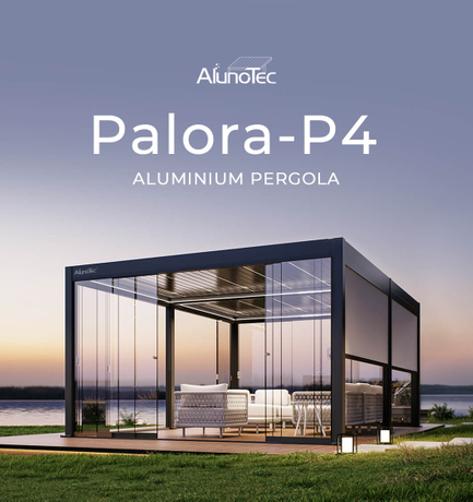 AlunoTec New Wholesale Modular 6063 T6 Aluminum Pergola System for Bulk Outdoor Projects