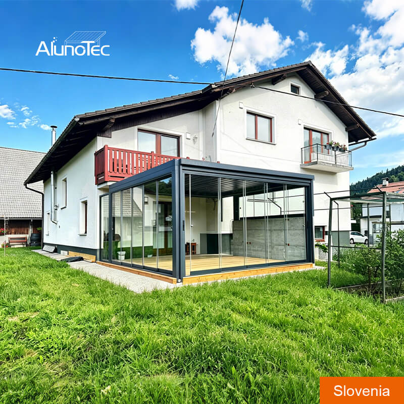 AlunoTec Custom Electric Bioklimatska Pergola Slovenia