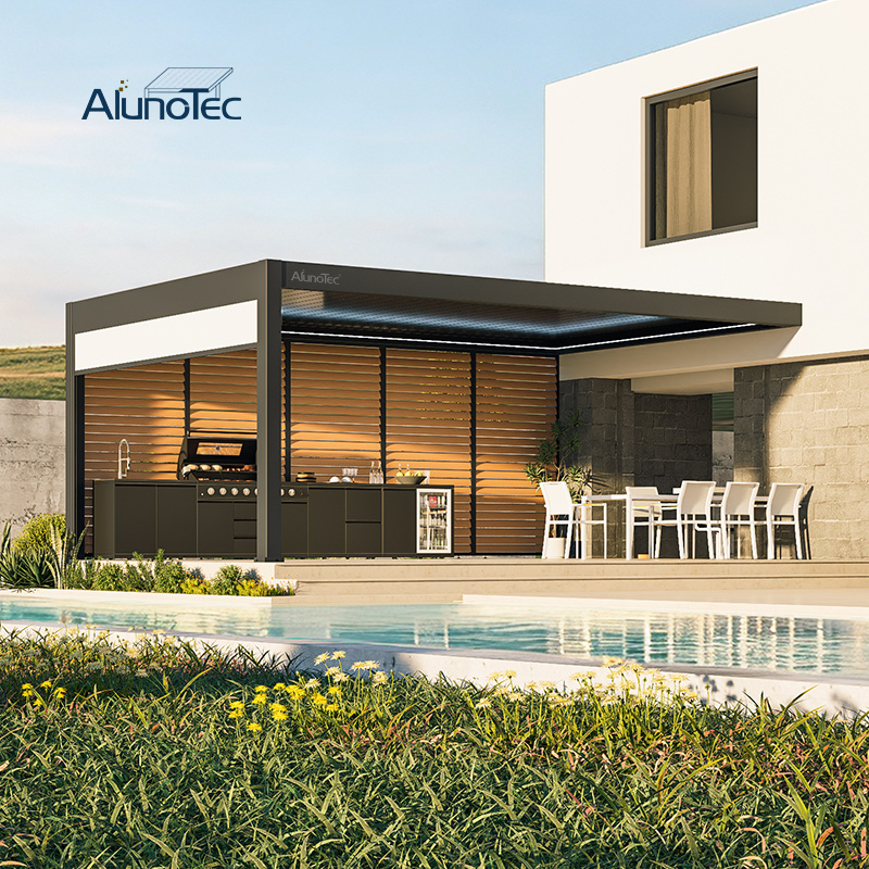 AlunoTec Custom Louvre Awning Aluminum Pergola for South Africa