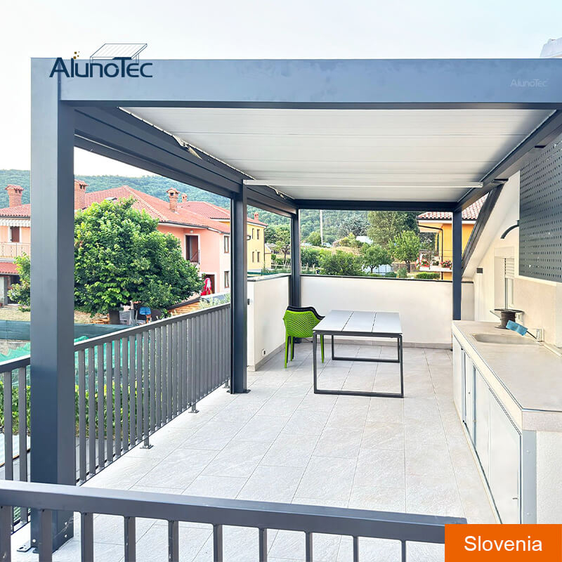 AlunoTec Custom Bioclimatic Pergola Price Slovenia