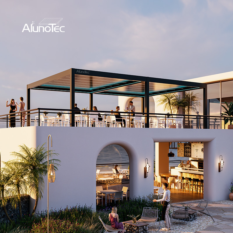 AlunoTec Commercial-Grade Restaurant Hotel Coffee Shop Pergola