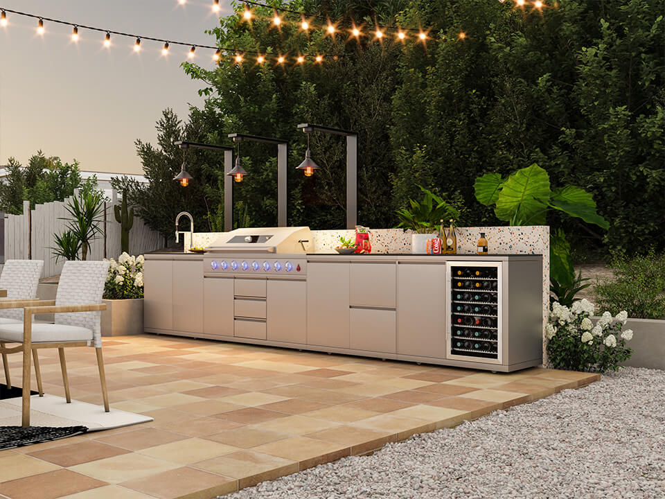 Weatherproof Outdoor Kitchen